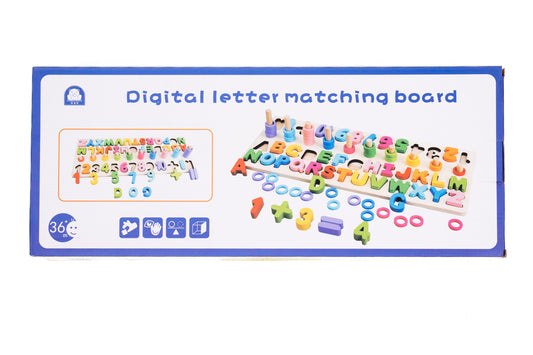 Abaco Madera Abecedario Números