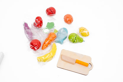 Balde corta frutas y verduras madera