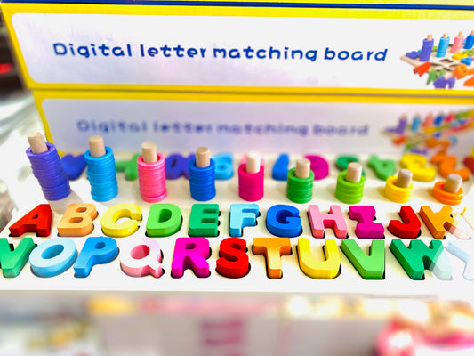 Abaco Madera Abecedario Números