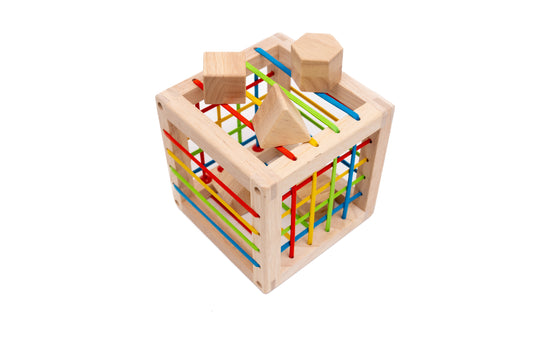 Bloque didáctico sensorial cuadrado